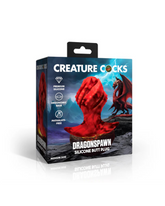 Creature Cocks Dragonspawn Silicone Butt Plug Medium Size Butt Plugs